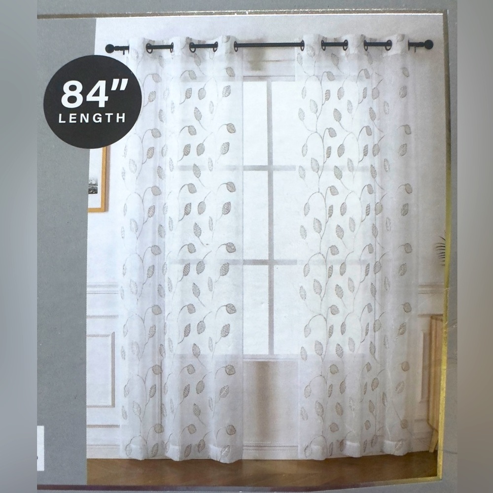 Embroidered Sheer Panels (6)